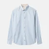 Hemd Leinen Blend - Vintage Blue