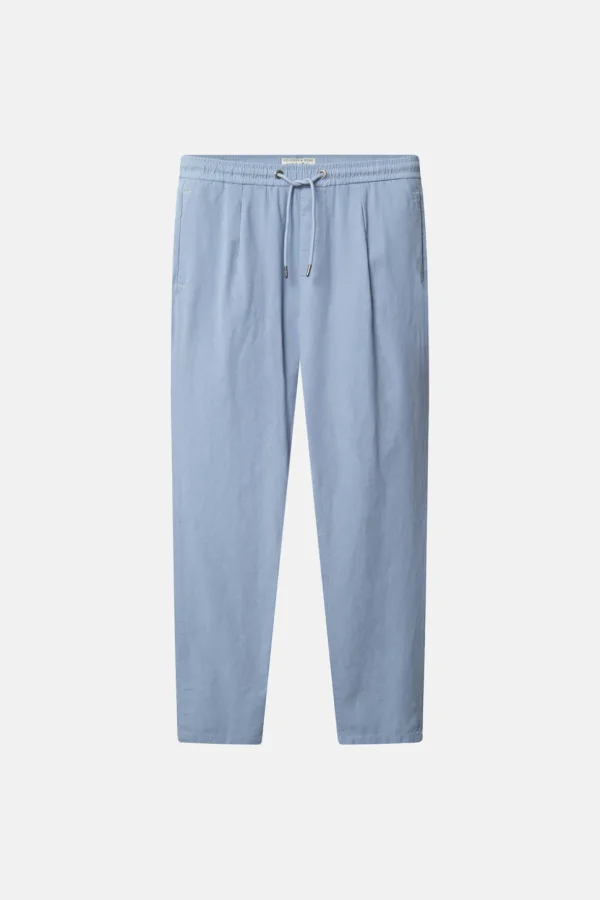 Leinen Hose - Vintage Blue
