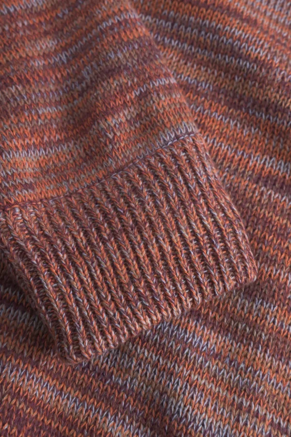 Mouline Pullover - Merlot Mouliné