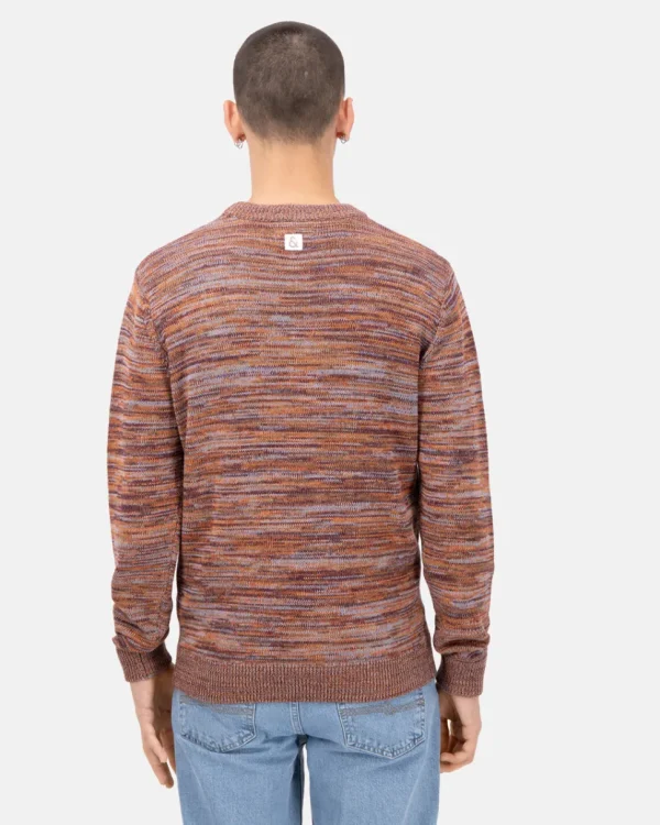 Mouline Pullover - Merlot Mouliné